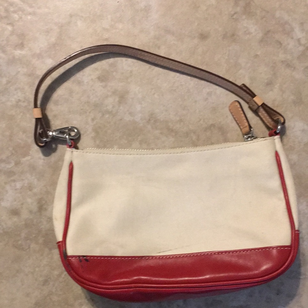 Vintage Coach Bucket Hat Baguette Red Leather Set - Picture 5 of 10